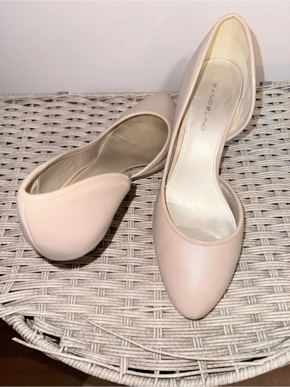 Bandolino Blush Nude Round-Toe Pump size 8.5